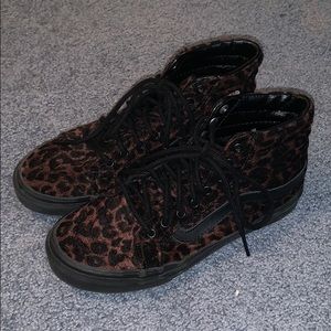 Vans Shoes - Vans Black Leopard Print Sk8-Hi’s Vans Shoes - Vans Black Leopard Print Sk8-Hi’s